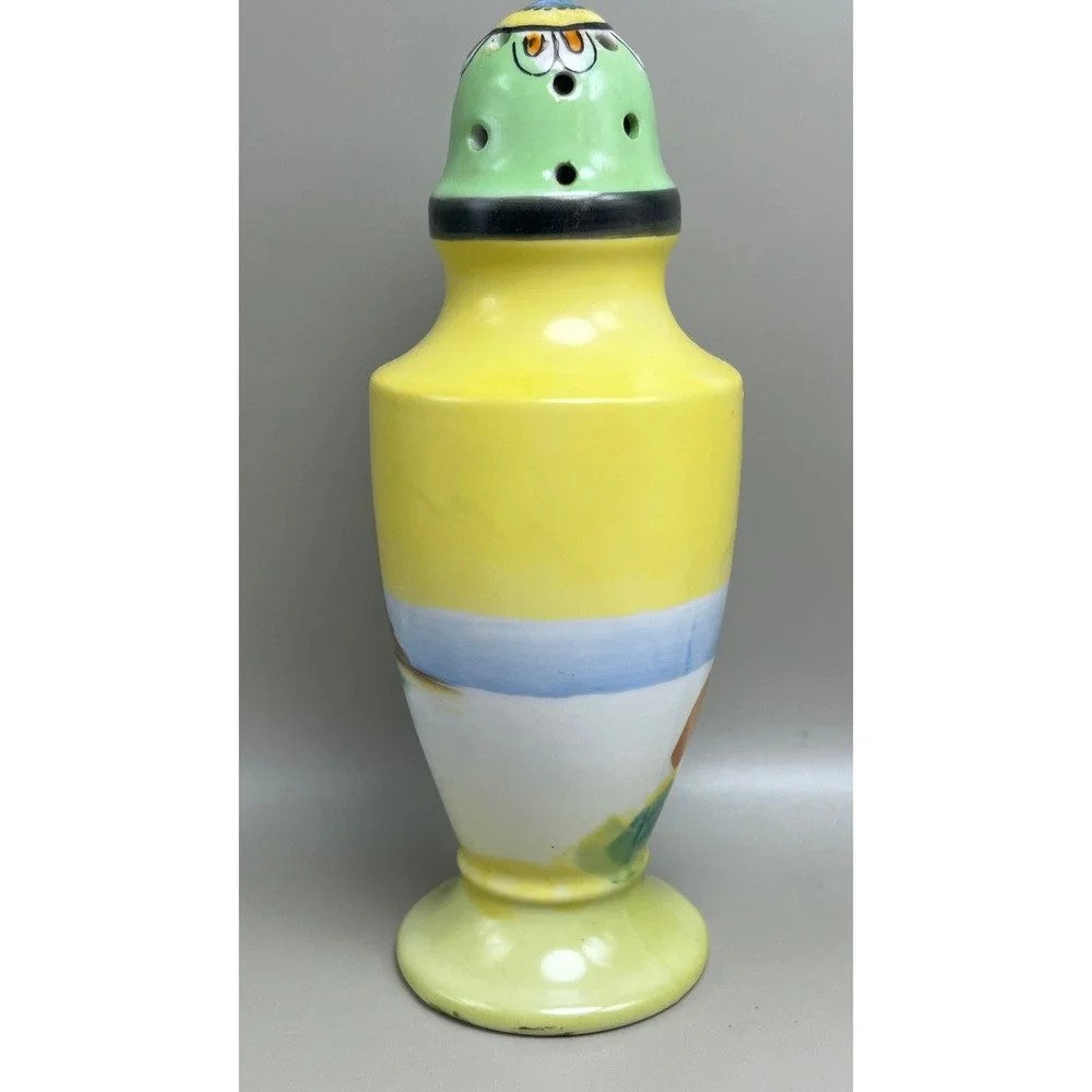 Vtg Noritake Sugar Shaker w/ Country Scene 6.5